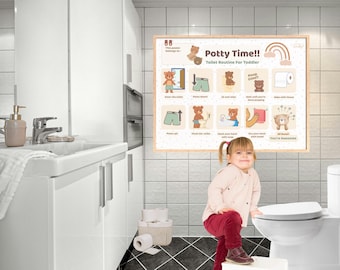 Potty Time!! – Toddler to Preschool Toilet Routine (Ages 2.5–4)