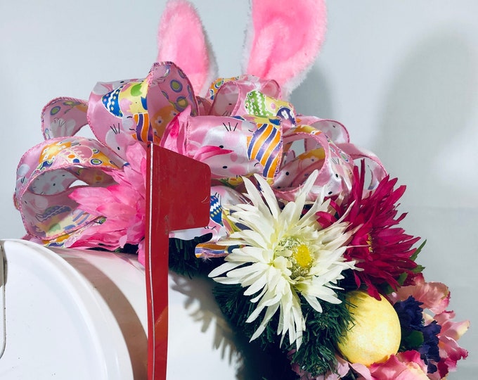 Easter Mailbox Swag, Mailbox Swag for Easter, Easter Mailbox Cover, Spring Mailbox Swag, Mailbox