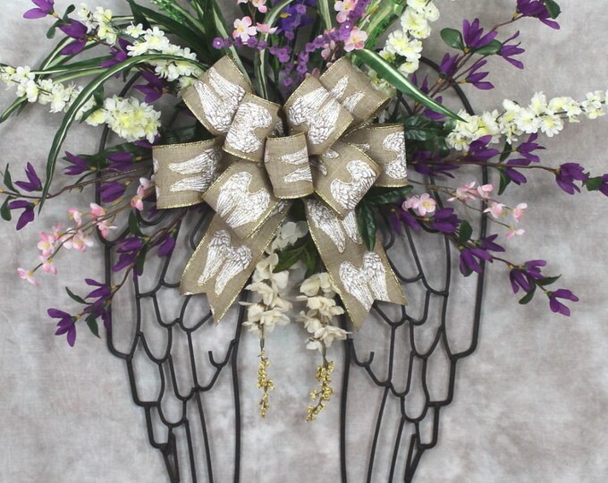 Angel Wings Door Decor Front Door Decor Angel Wings Wreath Etsy