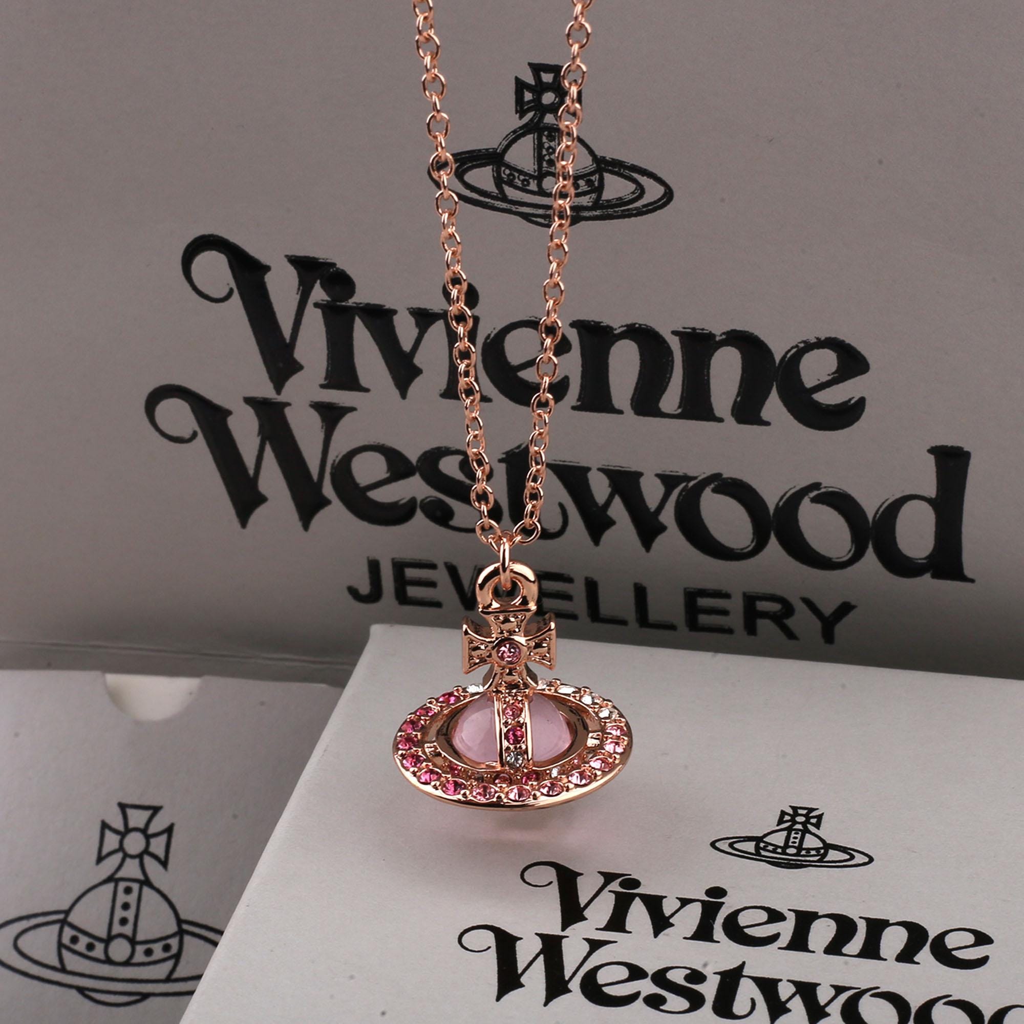 Vivienne westwood pink orb necklace - Etsy 日本