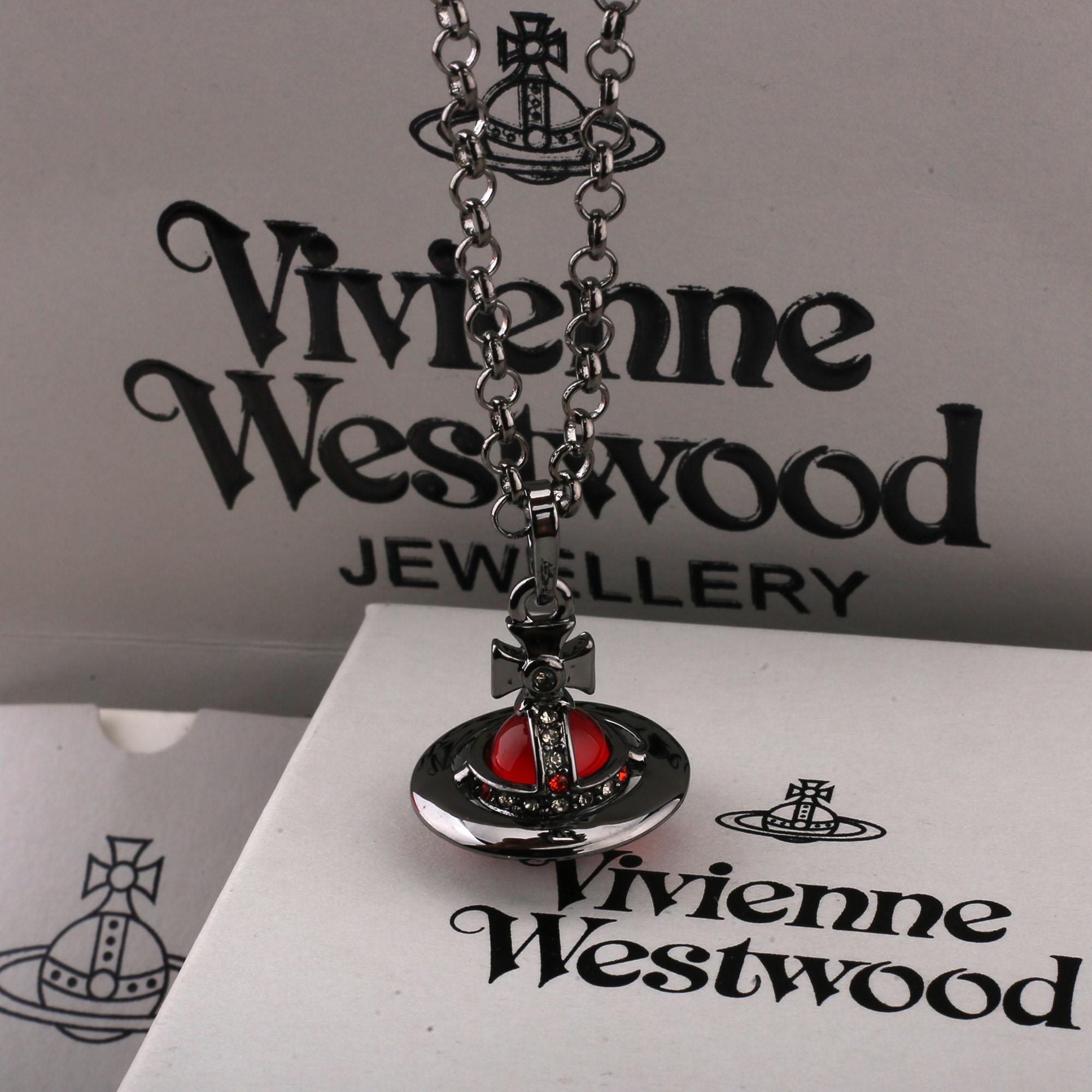 Vivienne westwood necklace orb black - Etsy 日本