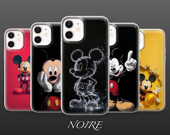 Mickey Mouse Phone Case Disney Minnie Cover for iPhone 17Pro, 16, 15, 14, 13, 12, Samsung S26, S25, S24, S23, A17, A57, A37 Pixel 10, 9