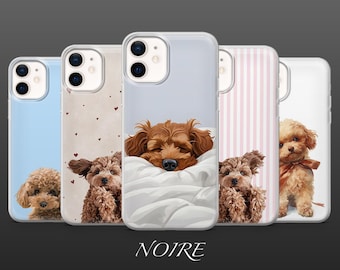 Toy Poodle Phone Case Dog Puppy Doodle Cover for iPhone 18Pro, 17, 16, 15, 14, 13, Samsung S26, S25, S24, S23, A17, A57, A37 Pixel 11, 10