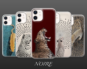 Leopard Phone Case Cheetah Jaguar Cat Old Money for iPhone 18Pro, 17, 16, 15, 14, 13, Samsung S26, S25, S24, S23, A17, A57, A37 Pixel 11, 10