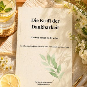 Sommarens tacksamhetsdagbok PDF | 21-dagars arbetsbok för egenvård | Mindfulness och långsamt liv | Digital nedladdning bild 1