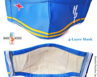 Aruba Flag Face Mask | 4-Layer Cotton Interior, Filter Pocket