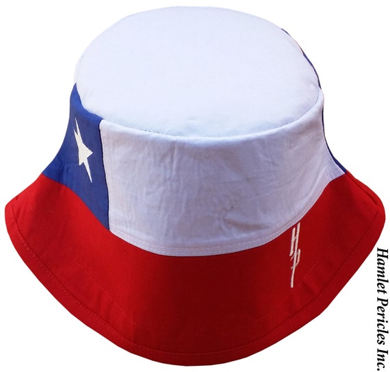 Chile White-top Flag Bucket Hat Chilean 
