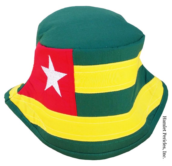 Buy Togo Flag Bucket Hat Togolese Flag Africa Star Embroidered Hat Country  Flag Hat Red Green Yellow Hat by Hamlet Pericles HP122218T Online in India  