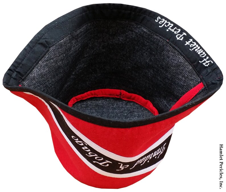 Trinidad and Tobago Flag Bucket Hat Blacktop Hat Country Etsy