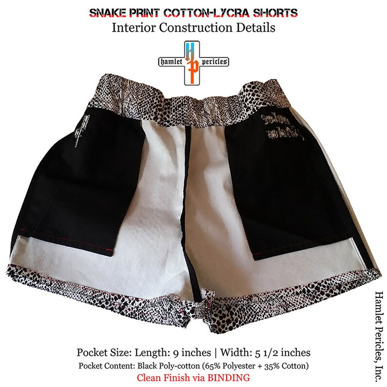 Women's Snake Print Cotton-lycra Shorts Short Shorts Highwaisted Animal ...