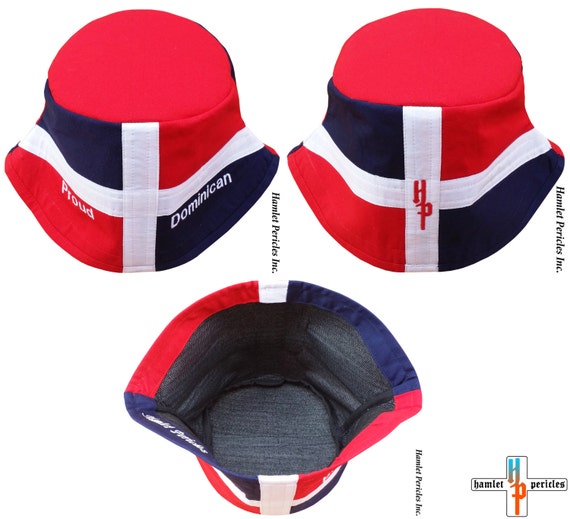Dominican Republic XL Flag Bucket Hat Proud Dominican Embroidered Hat  Dominican Flag Red White Blue Hat by Hamlet P. Hp3216a -  Canada