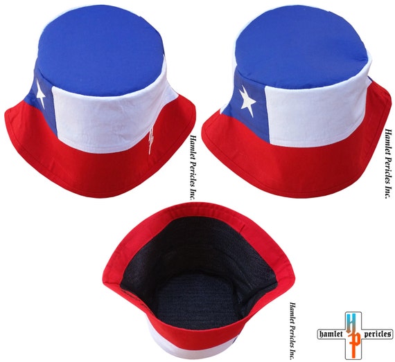 chile flag unisex bucket