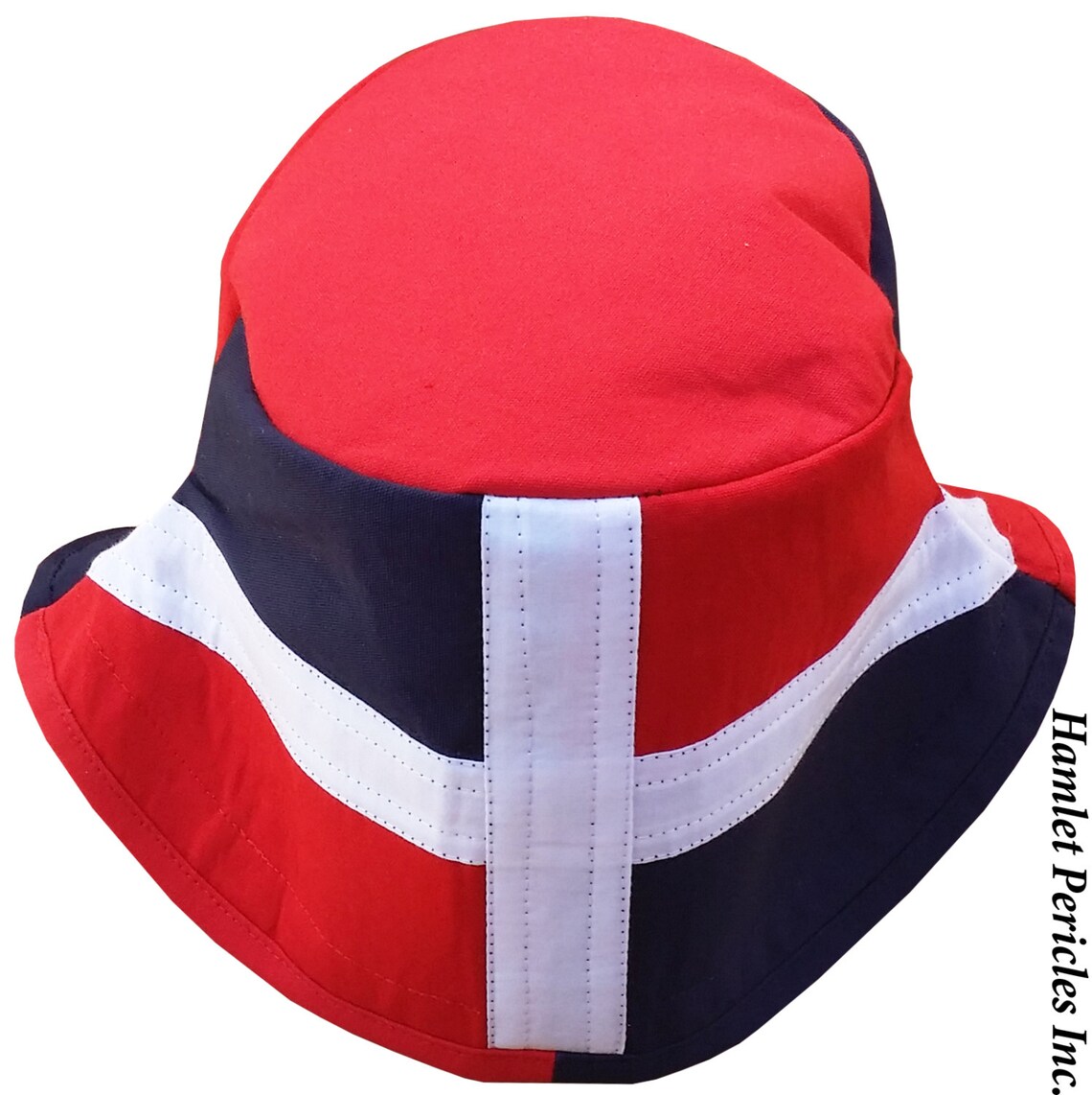 Dominican Republic Red-top Flag Bucket Hat Dominican Hat - Etsy