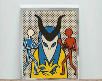 Calling Mr. Crowley, Pop Art Print, Signed Limited Edition Giclée