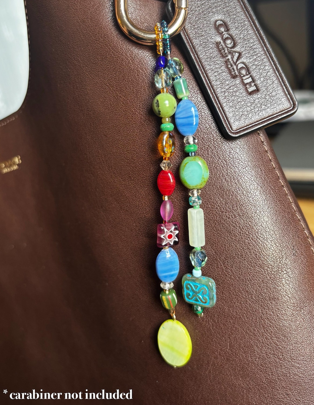 Handmade Beaded Bag Charm Strand: Single Custom Strand ...