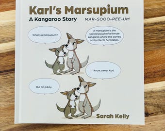 Le marsupium de Karl – Livre d'images à couverture rigide | Une histoire douce sur les sentiments et l'appartenance
