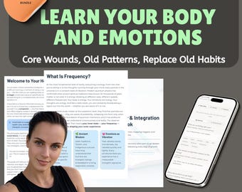 InnerCode Healing System Bundle, Trauma Recovery App + 5 PDF Guides, Somatic Healing Toolkit, Core Wounds Workbook