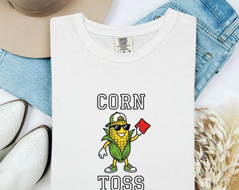 Cartoon T-Shirt: Maize Graphic Tee for Women, Party Beanbag Apparel