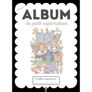 Little Explorer's Album - Animal Card Collection Book - Printable Children's Activities - PDF - Little Explorers