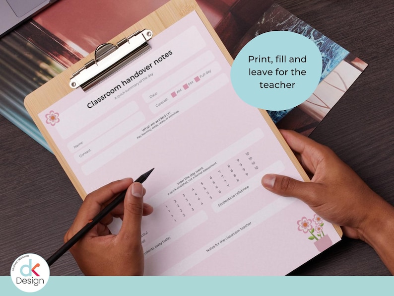 Classroom Handover Notes Printable Relief Substitute Teacher classroom-handover-notes-printable-relief-substitute-teacher