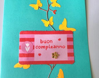 Biglietto di auguri,buon compleanno