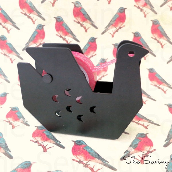 Washi Tape Dispenser:  Black Bird