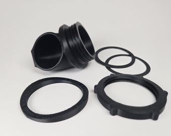 Puertos curvos resistentes para comederos de codornices / Comederos sin desperdicio / Insertos para bricolaje / Impresión 3D
