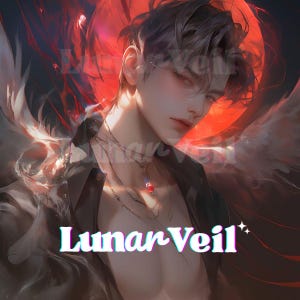 Crimson Vampiric Seraph Spirit Companion, Intuitive & Intimate Connection, Personalized Reading, Direct or Vessel Binding, Lunar Veil
