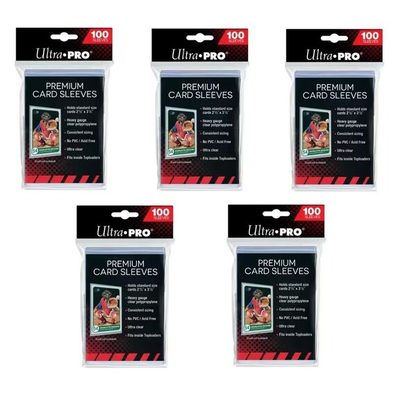 ultra pro card sleeves 500 pack Ultra Pro Soft Trading Card Sleeves 500 Pack Penny Card Sleeves #83664   Gamers Combined