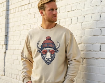 Buffalo Football Vintage Sweatshirt T-Shirt,Buffalo Bill Crewneck Sweatshirt,Buffalo New York,Buffalo Bill Fan Gift