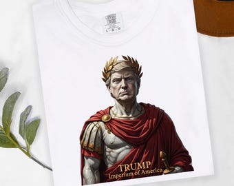 Trump Political Parody Shirt, Roman Empire Inspired Imperial Leader Tee, Patriotic America Marble Statue Hoodie, Graphic Sweatshirt