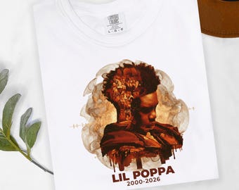 Comfort Colors® Lil Poppa TShirt, Lil Poppa Tshirt, Rapper Retro Tees, Memorial Tee, Vintage