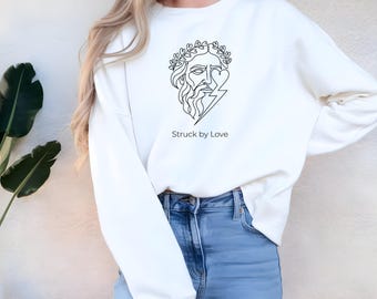 Zeus Valentine Tee, Greek mythology Tee, Zeus Tee, Greek Goddess art, Love Shirt, Art Shirt, Valentine's Shirt