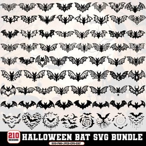 SVG de murciélago, SVG de Halloween, SVG de murciélago de Halloween, SVG de murciélago volador, SVG de murciélago nocturno, murciélago gótico, SVG de murciélago floral, SVG de murciélago espeluznante, SVG de terror, descarga digital