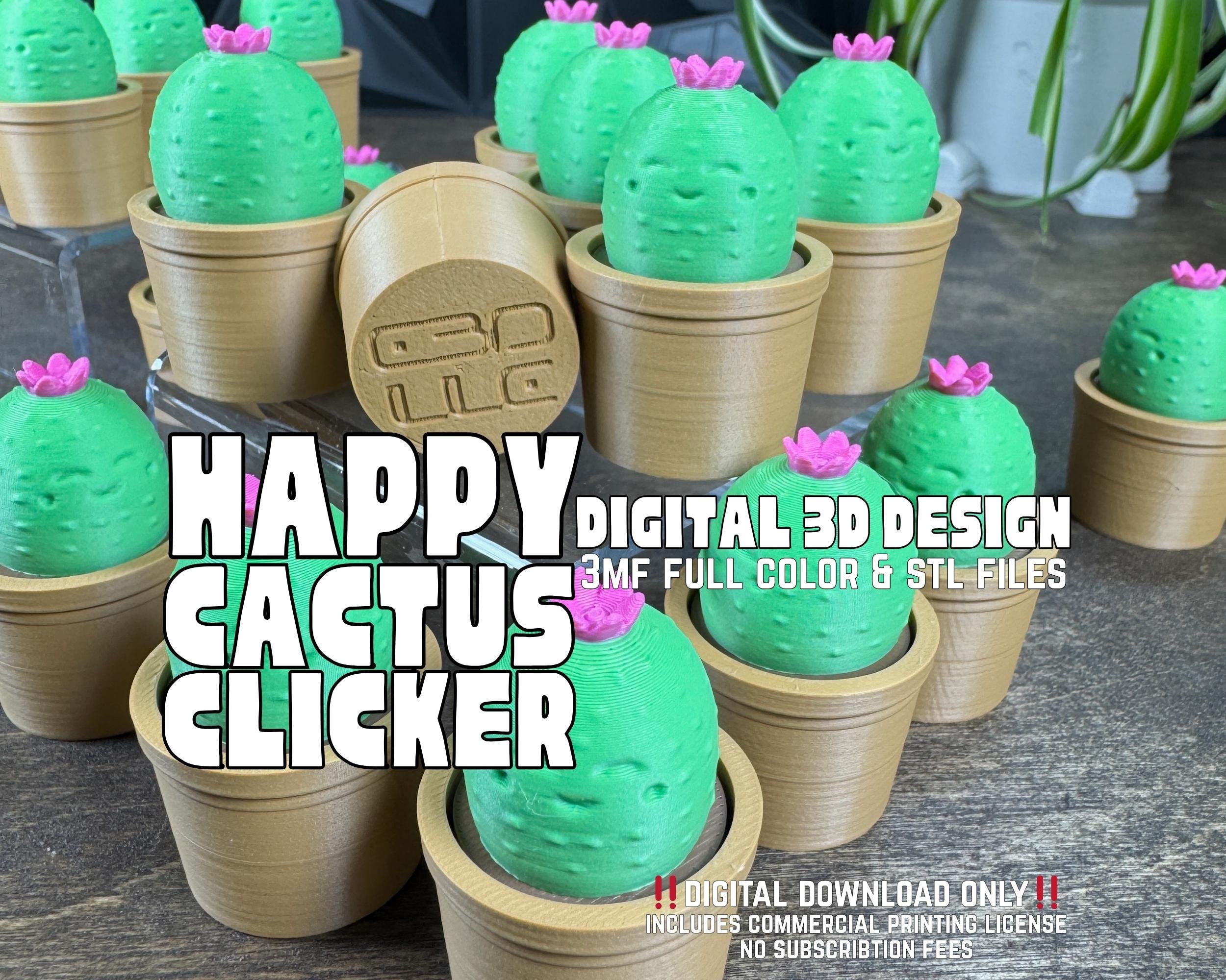 Cacti Clickers - Etsy