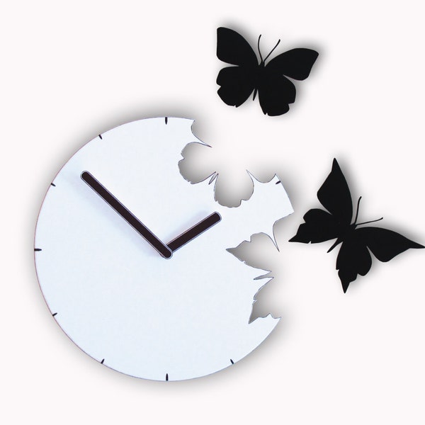 Butterflies in the Skies Wall Clock Freedom