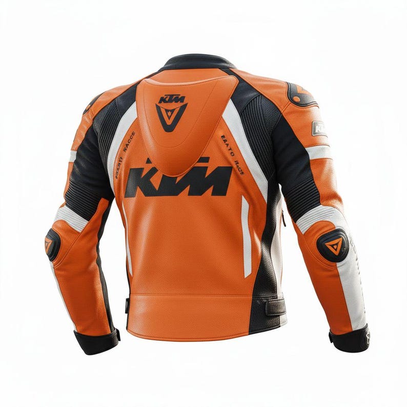 KTM Leather Motorcycle Racing Jacket – High Performance Riding Gear - Etsy