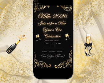 New Year's Eve Party Invitation Template