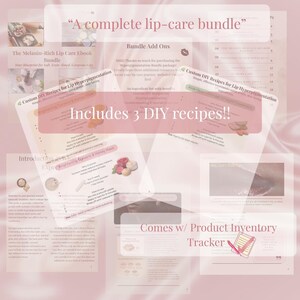Lip Hyperpigmentation Bundle | Digital Ebook + DIY Recipes & Lip Care Kit image 4