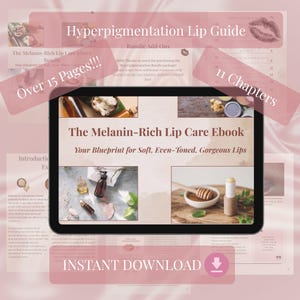 Lip Hyperpigmentation Bundle | Digital Ebook + DIY Recipes & Lip Care Kit image 3