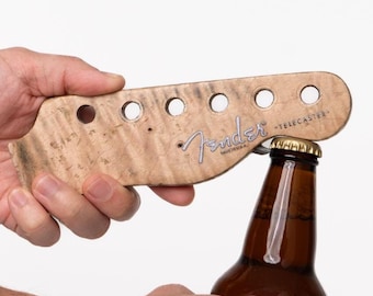 Bottle Opener made with Guitar Headstock & Guitar Neck
