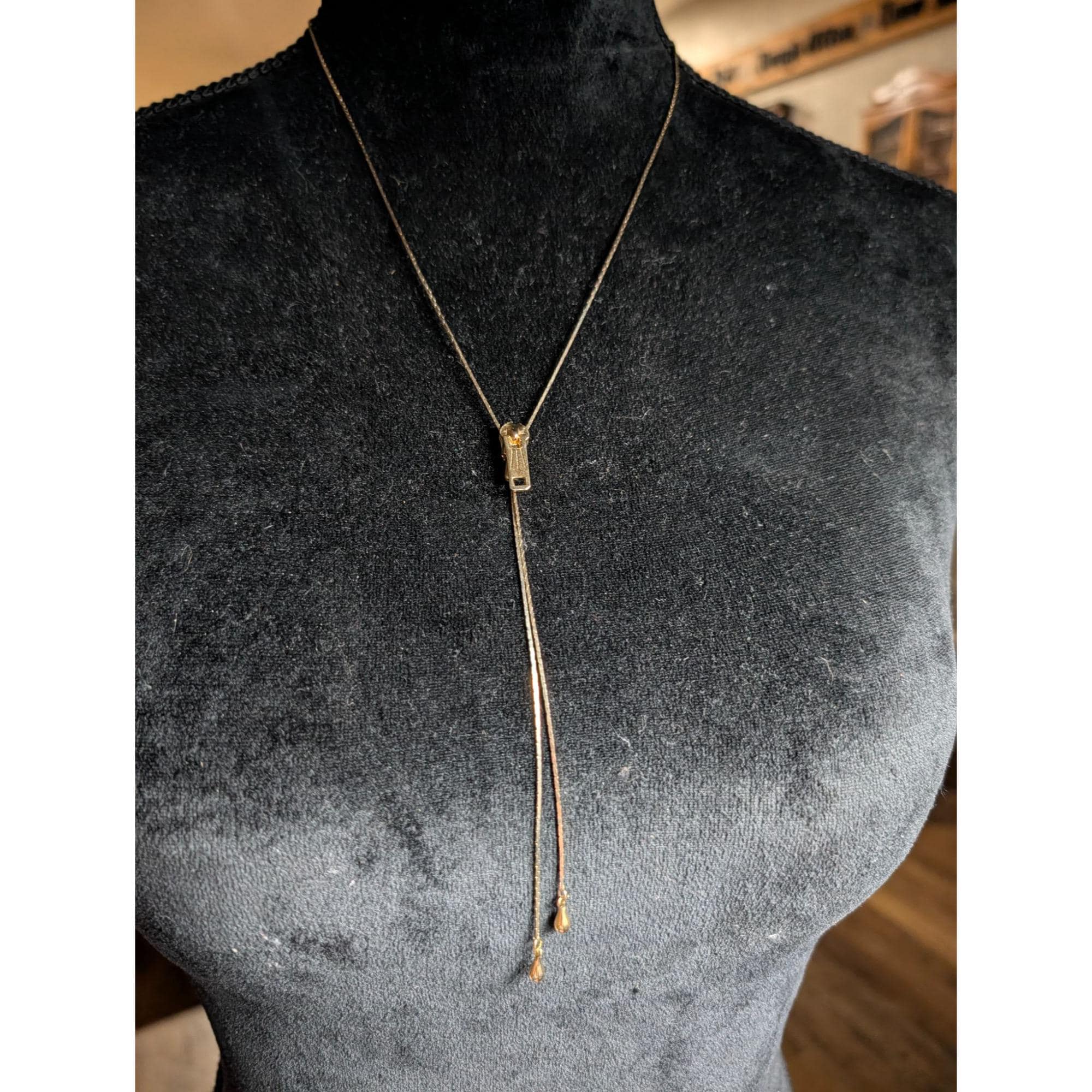 Y　ジッパーネックレス Zipper Y Necklace - Etsy