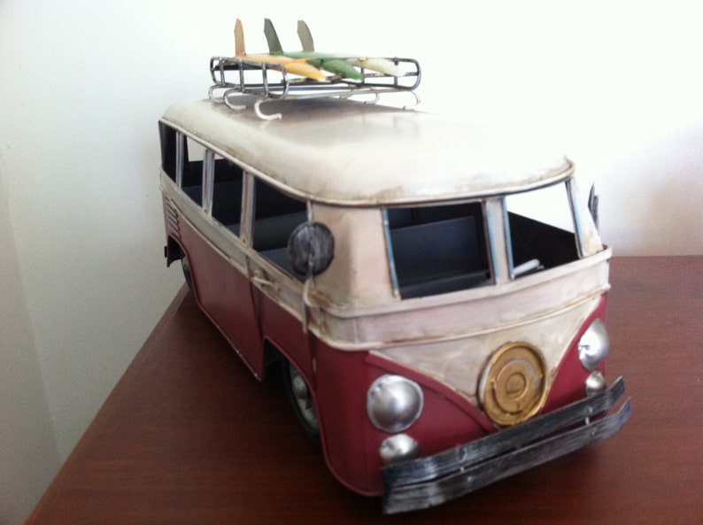 VW Camper Van Tin Metal Toy Car Kombi Split Screen Bus Etsy