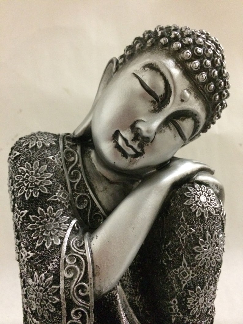 Sleeping Buddha Statue Buddha Gifts Yoga Statue Lucky Etsy