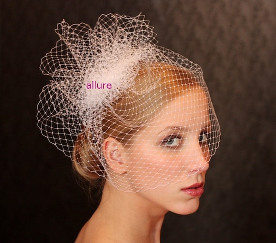 Bird Cage Veil Unique And So Glamorous Head Piece Wedding Etsy