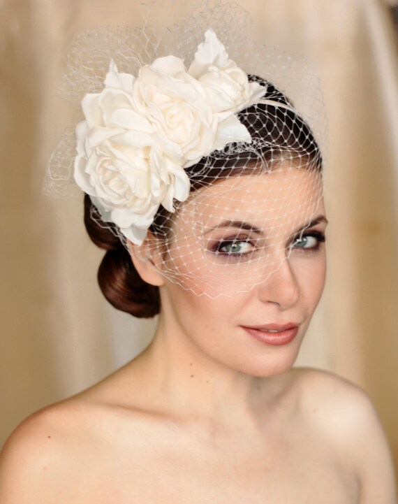 Vintage Ivory Lace Bridal Hat / Edwardian Headpiece / Handmade Fascinator Victorian Edwardian Bridal Headpiece - Etsy main image 4