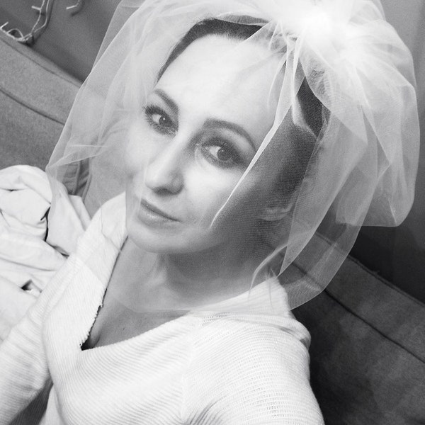 Tulle Birdcage Veil Etsy UK