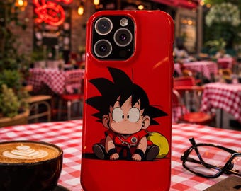Custodia per telefono Kid Goku / Custodia per telefono Dragon Ball / Custodia sottile per telefono Anime