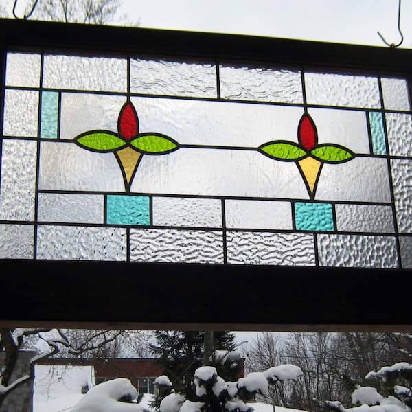 Stained Glass Transom Window Etsy