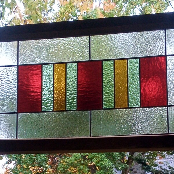 Stained Glass Transom Window Etsy